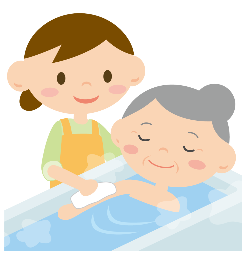 高齢者の入浴介助に便利なシャワー 企業利益につながるバリアフリーアイデア ユニバーサルデザインアイデア